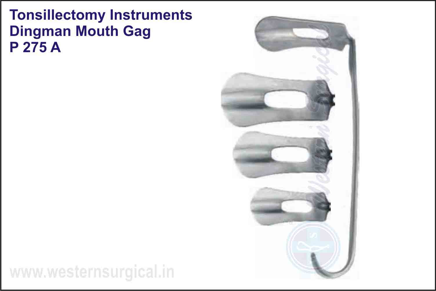 DINGMAN MOUTH GAG WITH 3 TONGUES PLATES