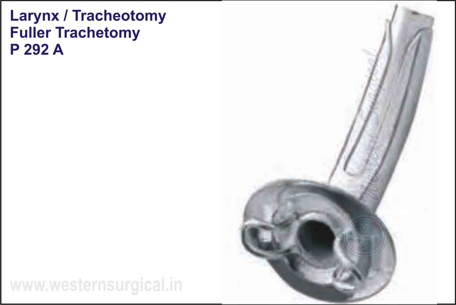 FULLER TRACHEOTOMY TUBE ALL METAL