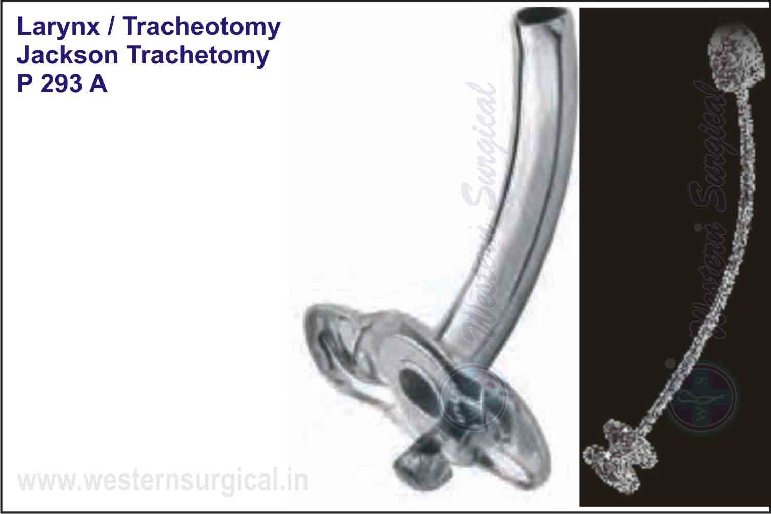 JACKSON TRACHEOTOMY  TUBE ALL METAL