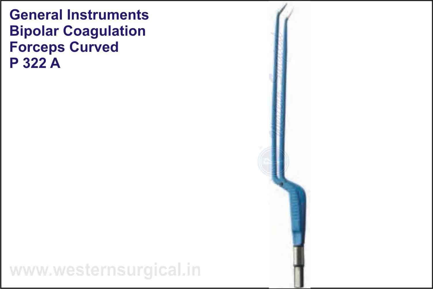 BIPOLARS COAGULATION FORCEPS CURVED