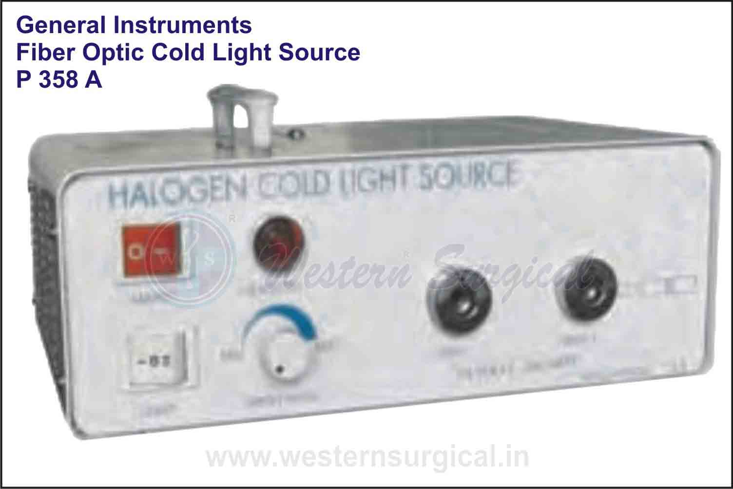 FIBER OPTIC COLD LIGHT SOURCE DOUBLE POINT