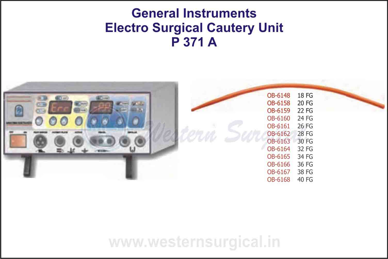 ELECTRO SURGICAL CAUTERY UNIT