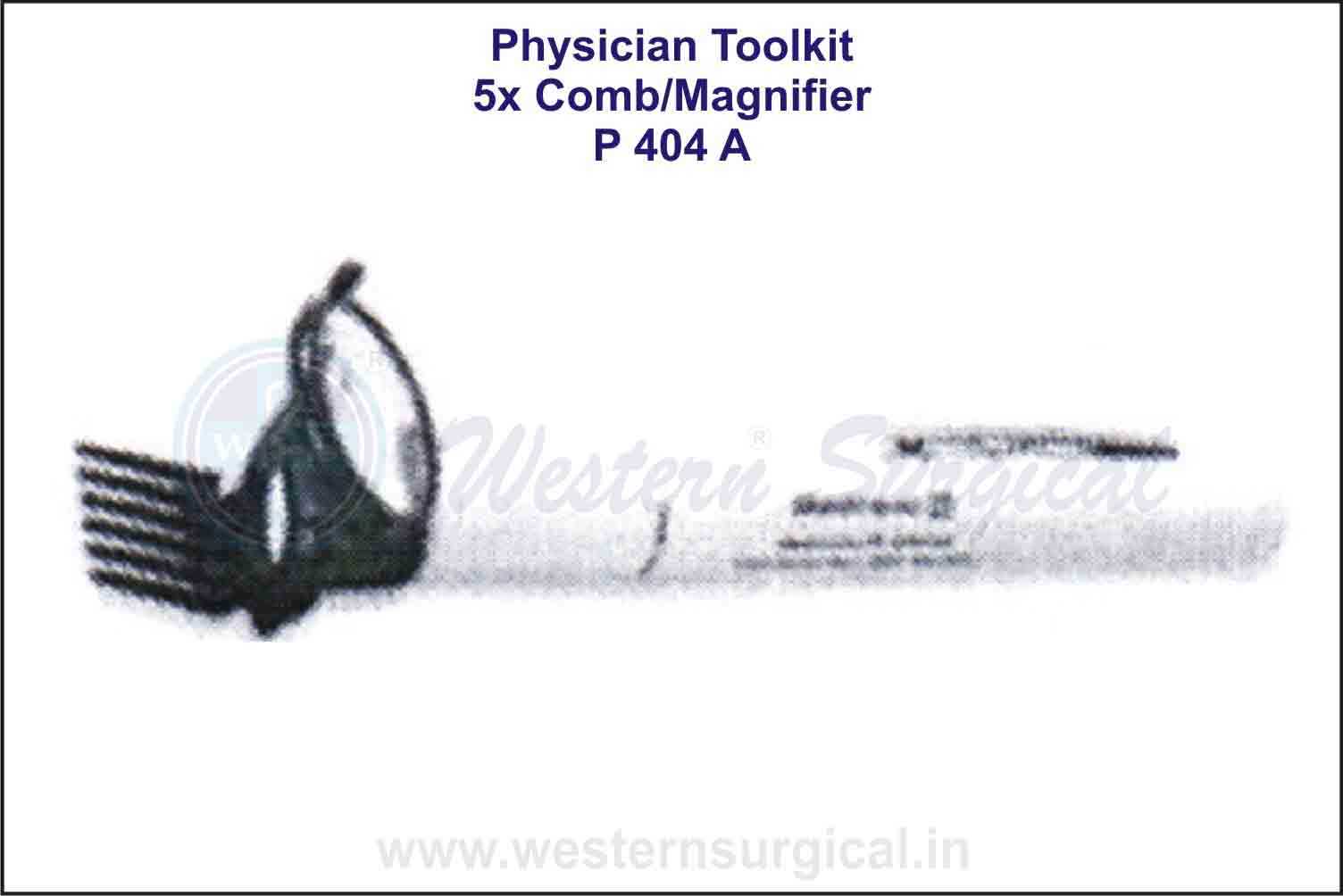 PHYSICIAN TOOLKIT(5X comb/magnifier)