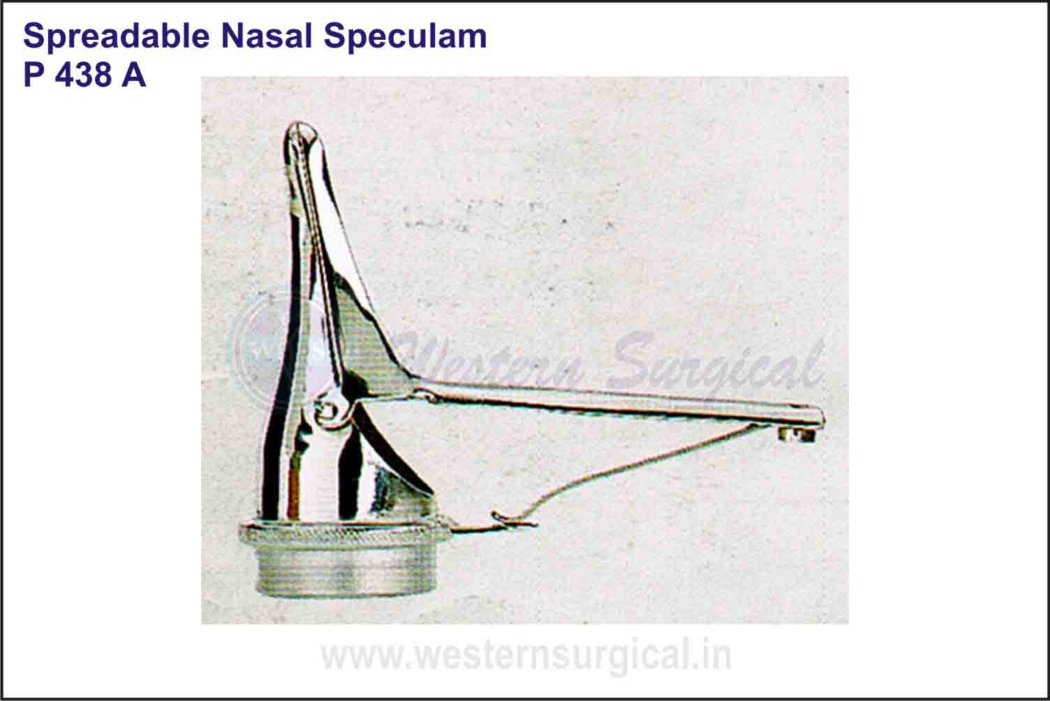 SPREADABLE NASAL SPECULUM