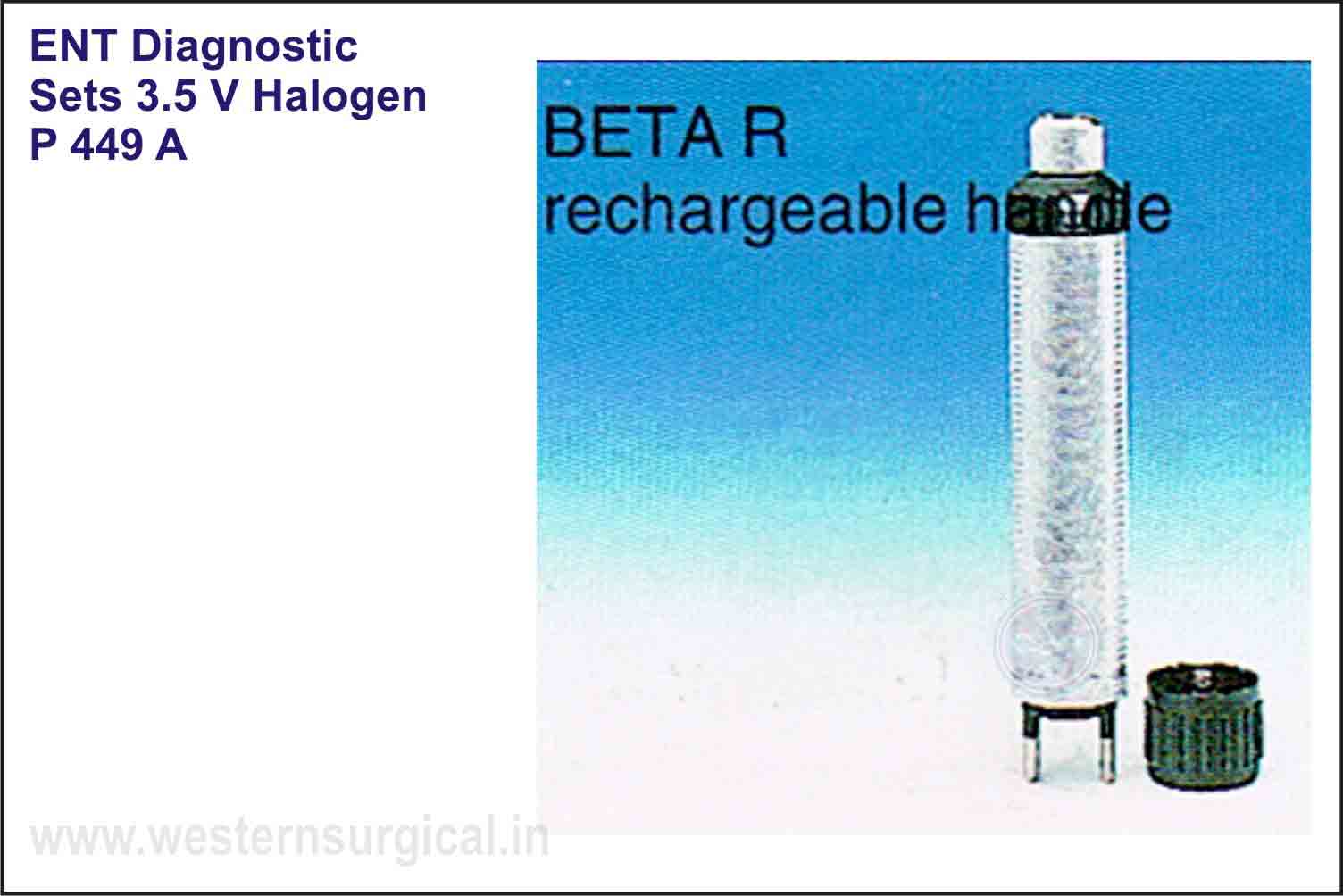 ENT DIAGNOSTIC SET(3.5 V halogen)