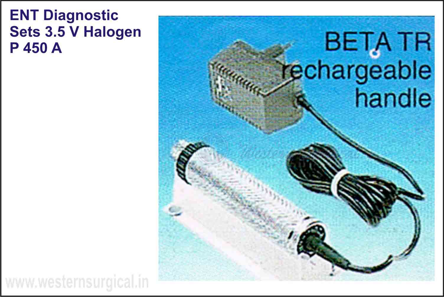 ENT DIAGNOSTIC SETS(3.5 V halogen)