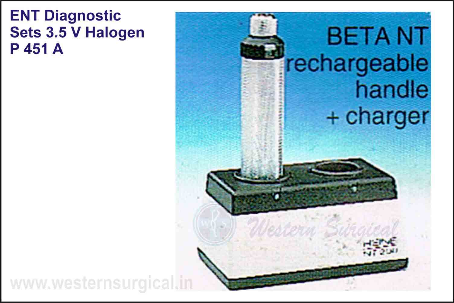 ENT DIAGNOSTICS SET(3.5 V halogen)