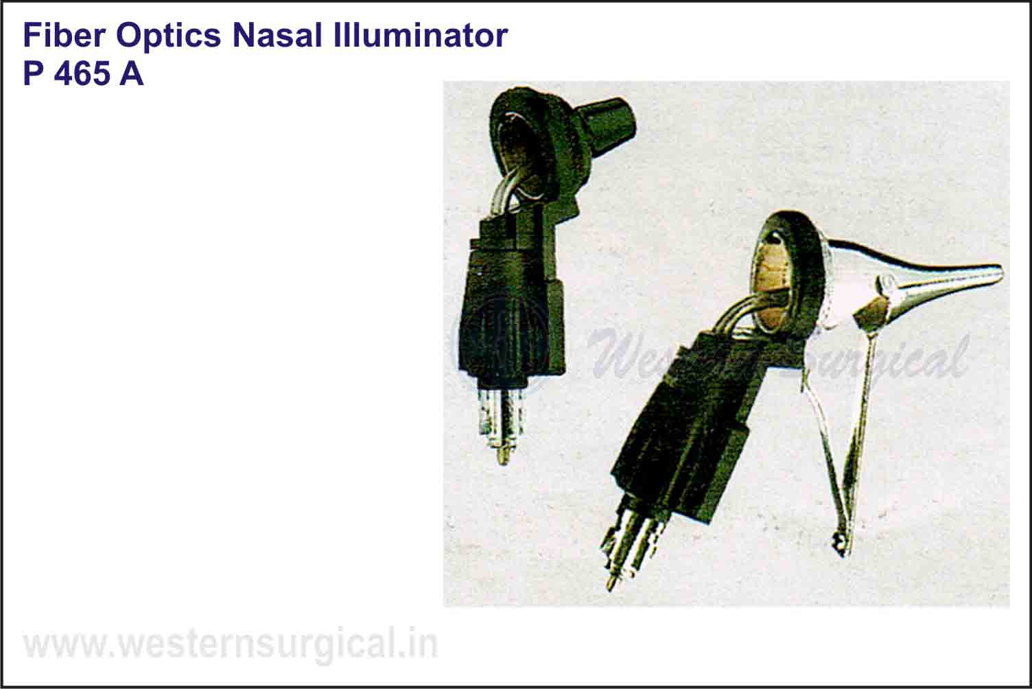 FIBER OPTICS NASAL ILLUMINATOR