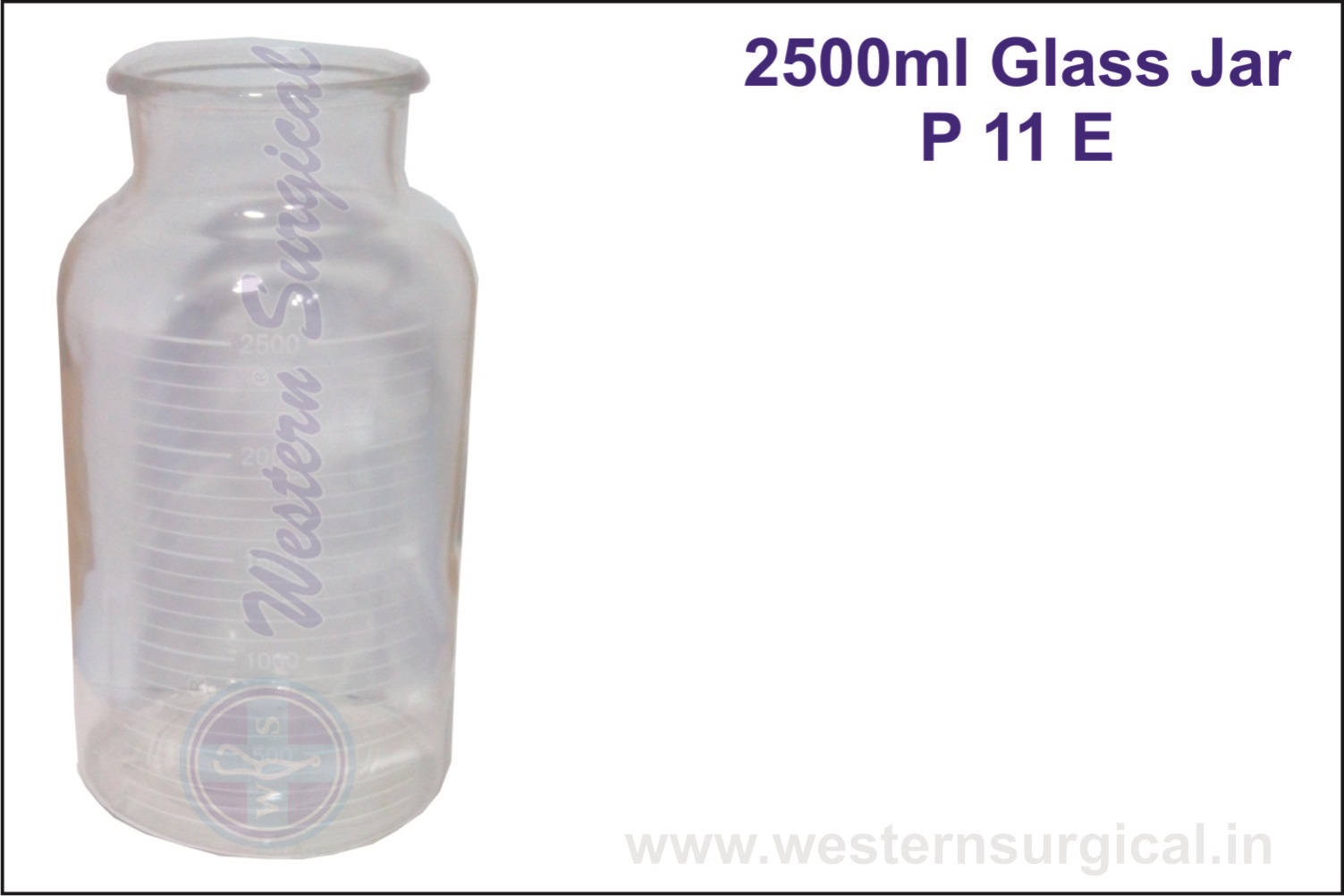 2500ML GLASS JAR