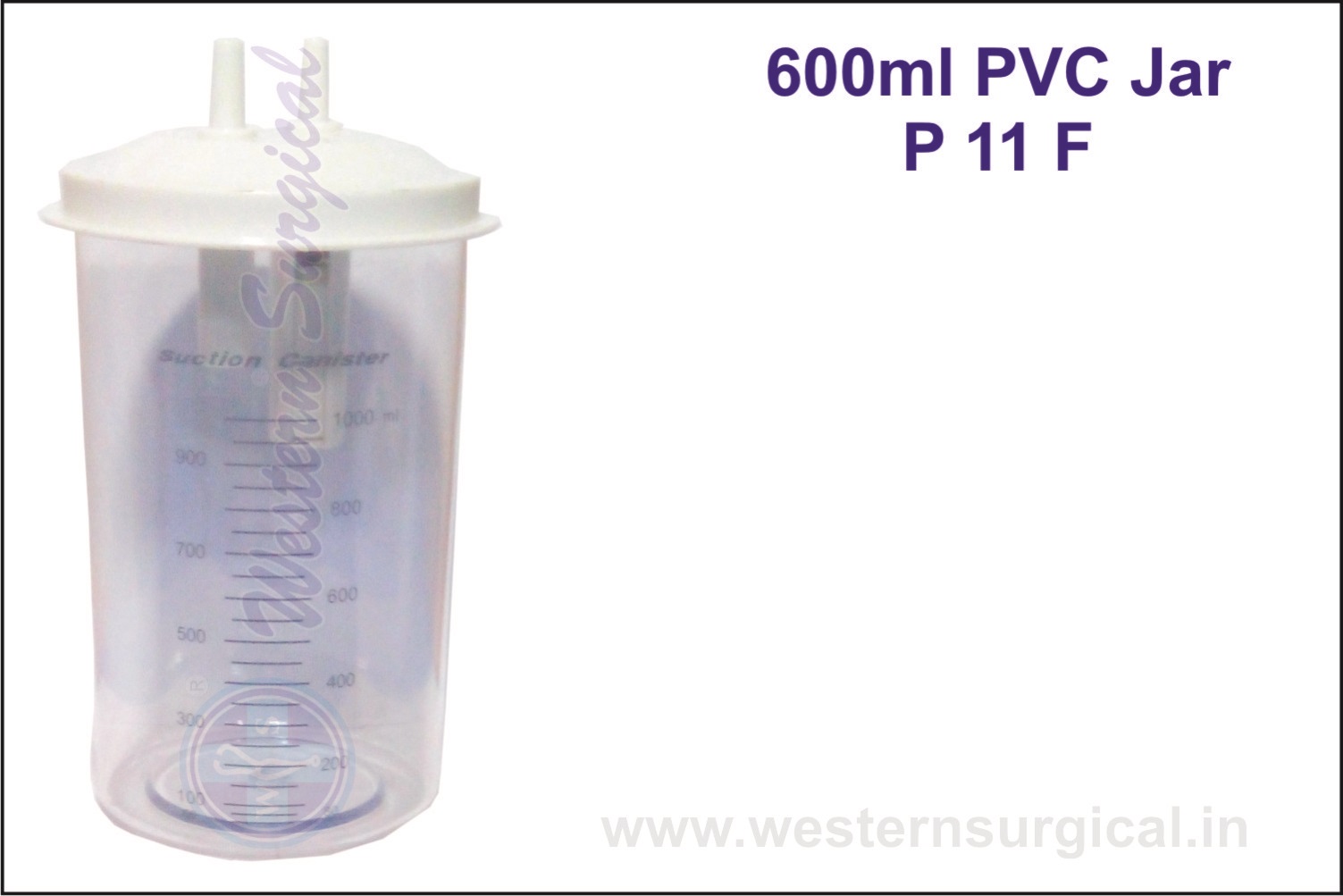 600ML PVC JAR