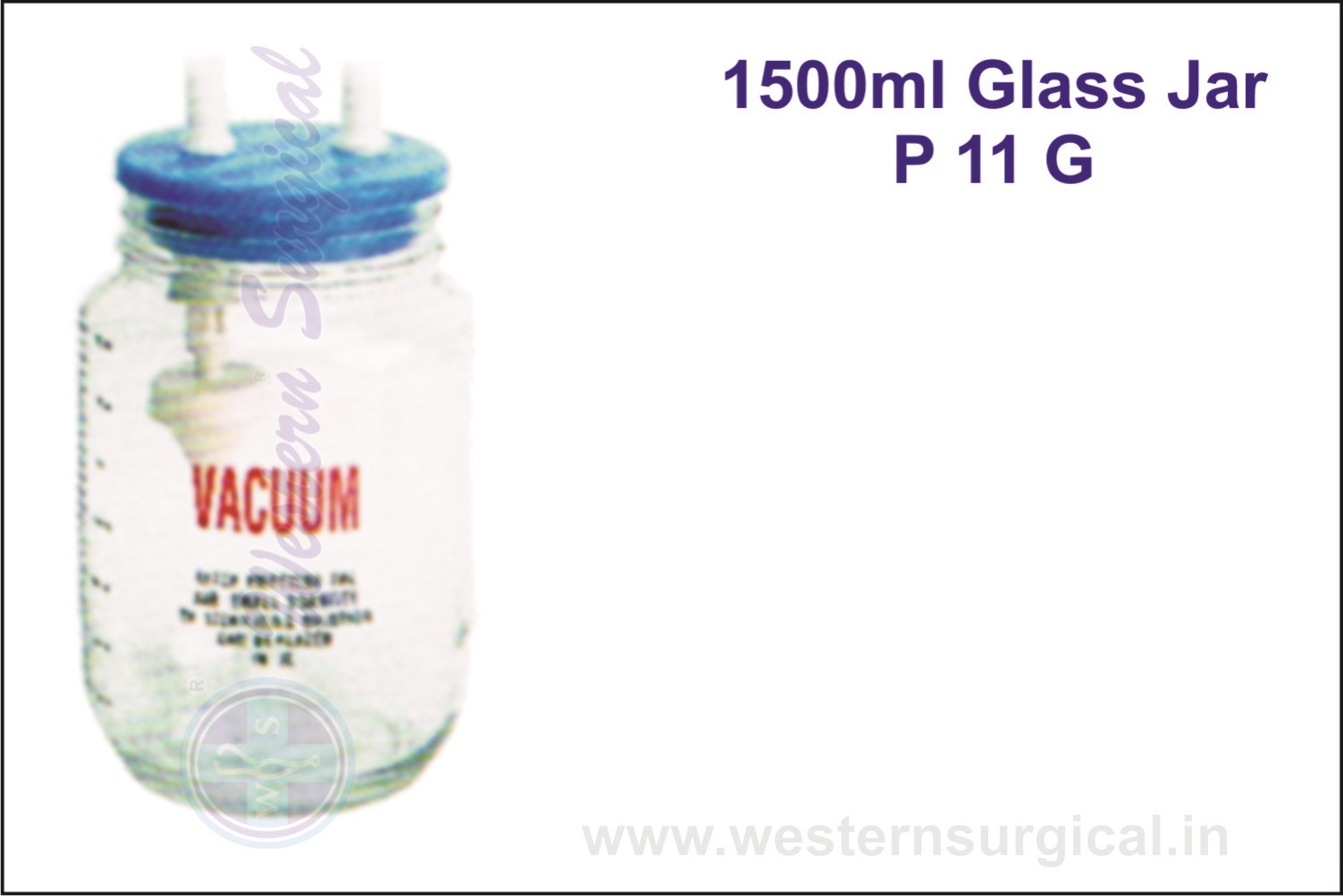 1500ML GLASS JAR