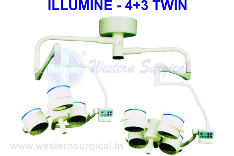 Led Light 4+3 Twin Ceiling Model