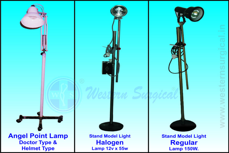 LIGHT HALOGEN REGULAR STAND LAMP 12V 55W & 150W & ANGULAR POISE LIGHT STAND LAMP