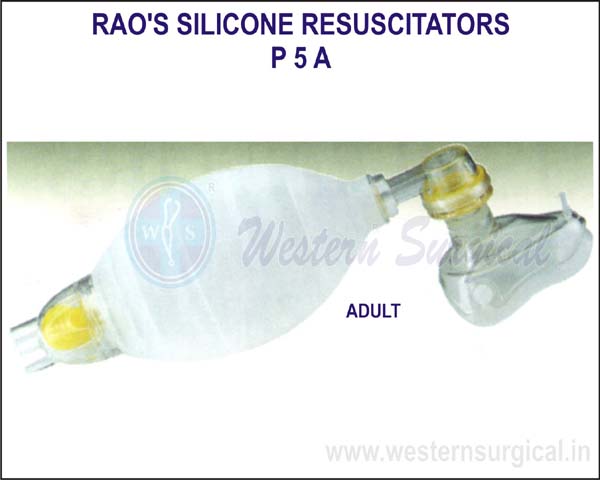 RAOS SILICON RESUSCITATORS - ADULT