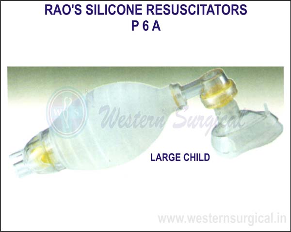 RAOS SILICONE RESUSCITATORS (LARGE CHILD)