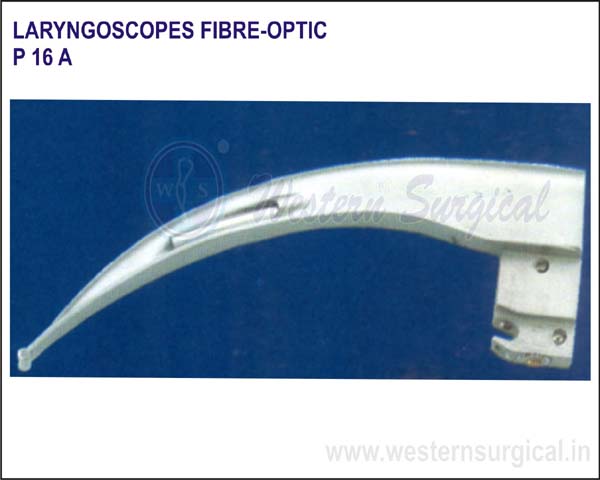 LARYNGOSCOPES FIBER OPTIC