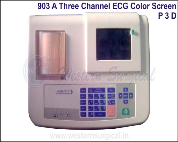 903 Digital Three channel ECG screens