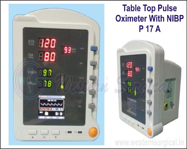 Table Top Pulse Oximeter With NIBP