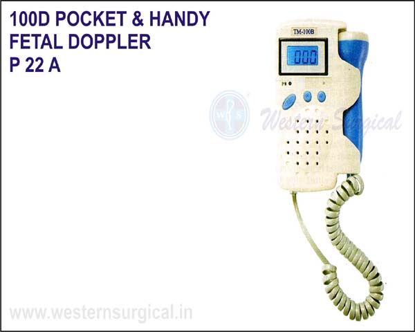 100 D POCKET & HANDY FETAL DOPPLER (WITH LCD DISPLAY)