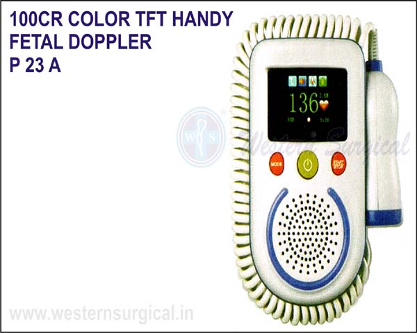 100CR COLOR TFT HANDY FETAL  DOPPLER (WITH COLOR DISPLAY)