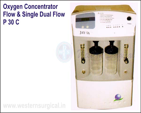 OXYGEN CONCENTRATOR FLOW/SINGLE DUAL FLOW(C)