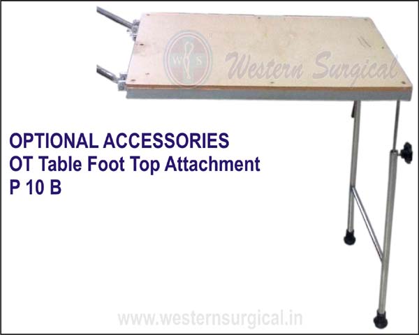 OT TABLE FOOT TOP ATTACHMENT