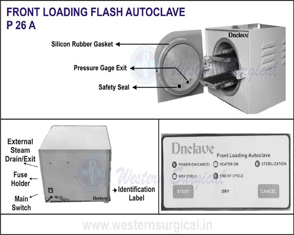 FRONT LOADING FLASE AUTOCLAVE